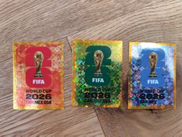 FIFA WORLDCUP 2026 Panini Pokale FWC6 FWC7 FWC8