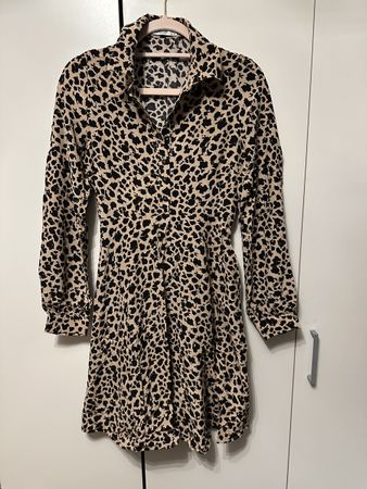 Leoprint Kleid, Grösse S