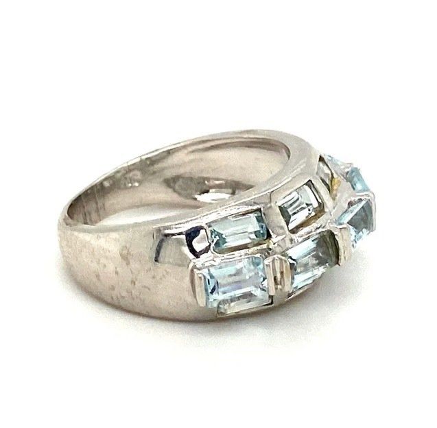 Ringe: 925 Silber - Ring Aquamarin – Gebraucht aus Safenwil von Kroll1974 1