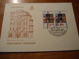DDR Maximumkarte Herbstmesse Leipzig 1969