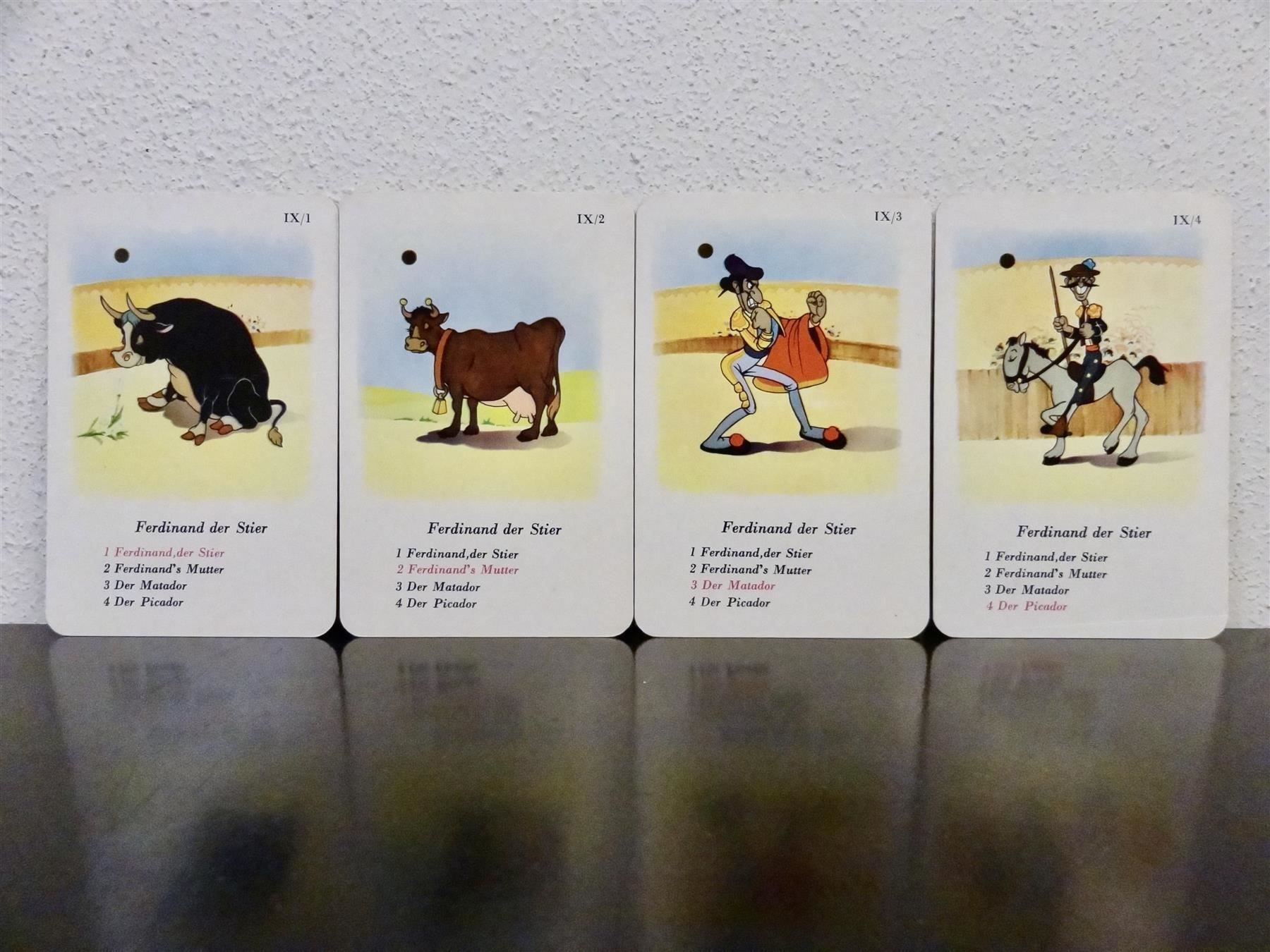 Disney Spiele: altes Quartett WALT DISNEY KUNTERBUNT – Gebraucht aus Kerzers von wisaundso 8