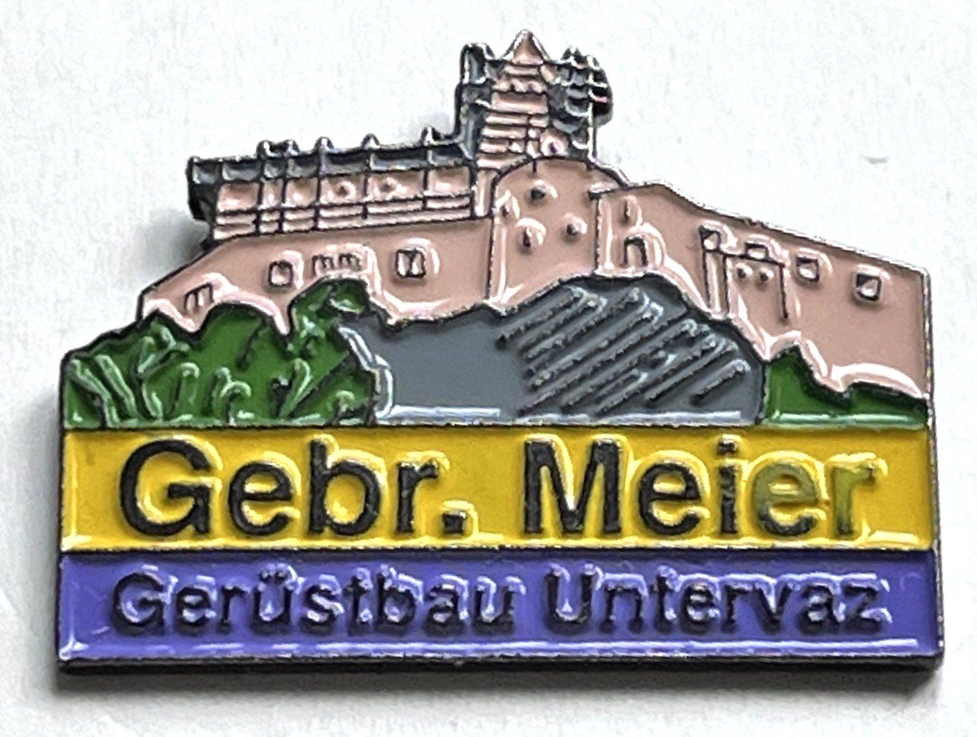 Placchette & Badge: Pin Gebr, Meier Gerüstbau Untervaz – Usato da Kriens venduto da TSCH1
