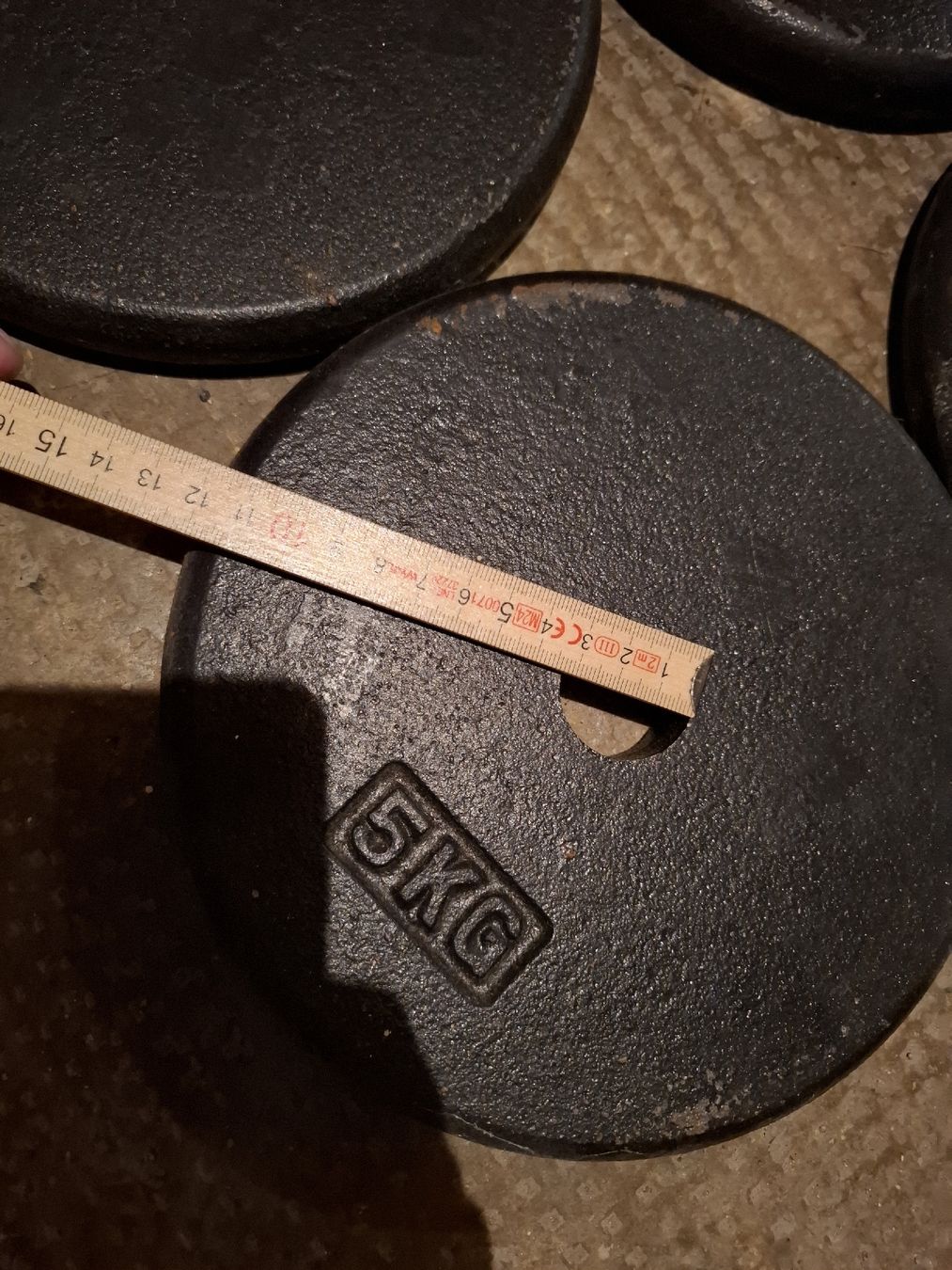 Manubri & Pesi: Disques en Fonte Total 35kg – Usato da Le Locle venduto da Maria.222 3