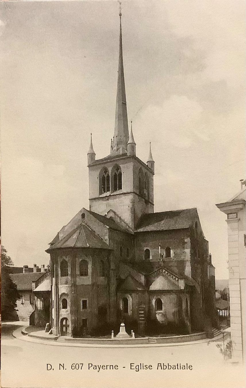 Ansichtskarten: PAYERNE - Eglise Abbatiale - Kirche – Gebraucht aus Root von ENGLAND-TREASURES 1