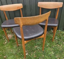 Midcentury Teak Dining Chairs 1960s arkitekt Knud Færch