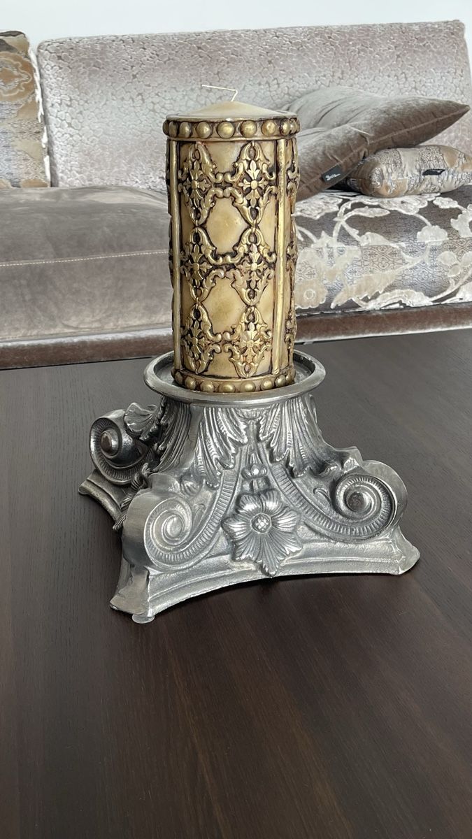 Kerzenständer: Kerzenhalter Barock Stil – Gebraucht aus Greppen von mahabiwa
