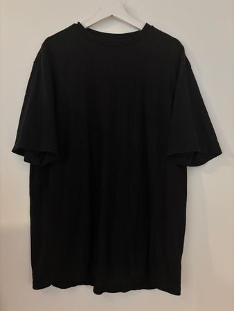 Primark Regular Fit T-Shirt Schwarz Gr. 2XL – Strukturstoff