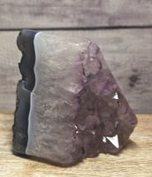 Schöne Achat-Amethyst Freiform 1.026kg