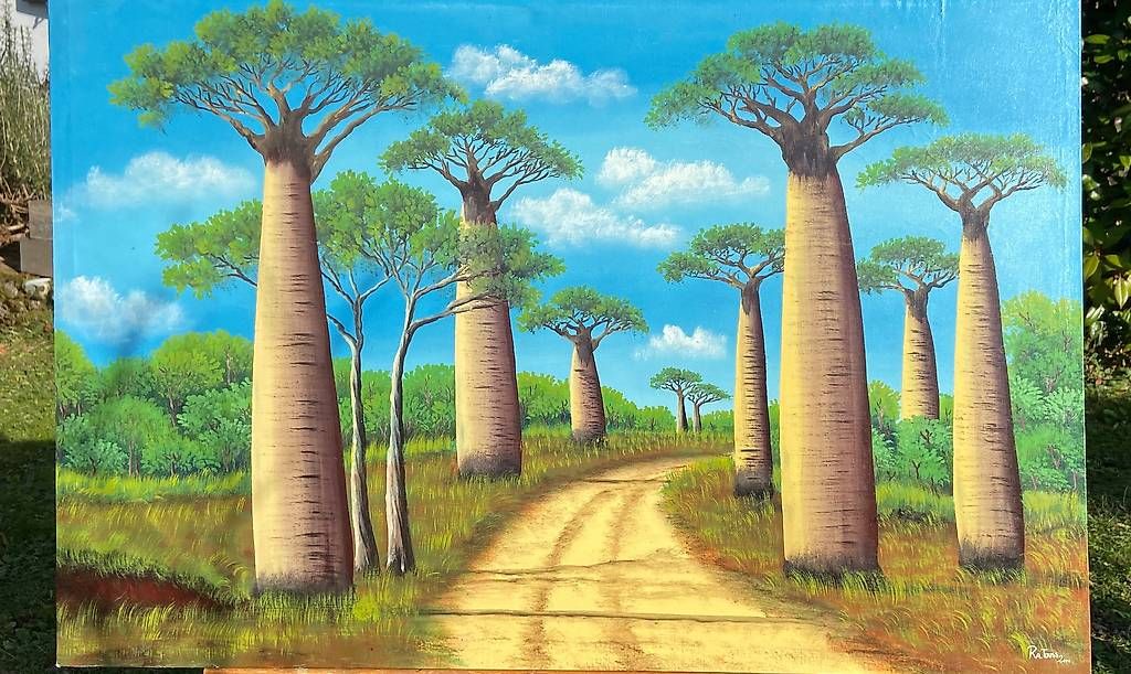 Dipinti: Toile peinture Madagascar  – Usato da Bex venduto da tusti_89 1