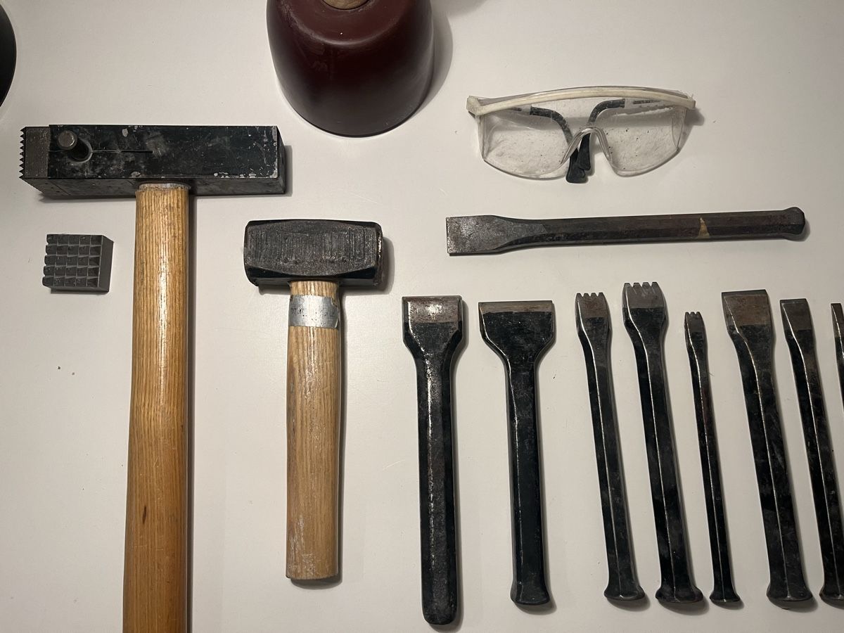 Tutti gli attrezzi: Steinbildhauerwerkzeug – Usato da Riehen venduto da murgg 2