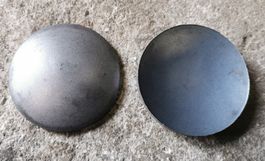 Eisenschale gewölbt , Schweiss-Deckel,  48.3 x 3.0  mm