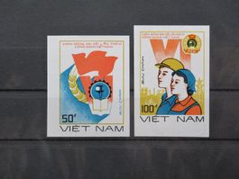 Vietnam 1988 Gewerkschaftskongress **, geschn.