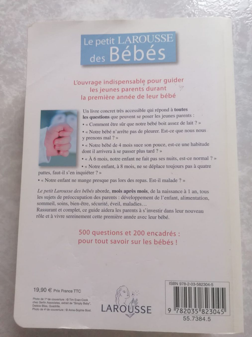 Libri: livre "le petit Larousse des bébés" – Usato da Miécourt venduto da Clochette23 1