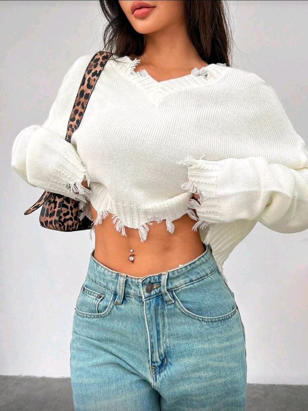 Shein Maglioni & Felpe: Cropped Pullover - S - wollweiss 2️⃣ – Nuovo (secondo la descrizione) da Thalwil venduto da VitaMini 1