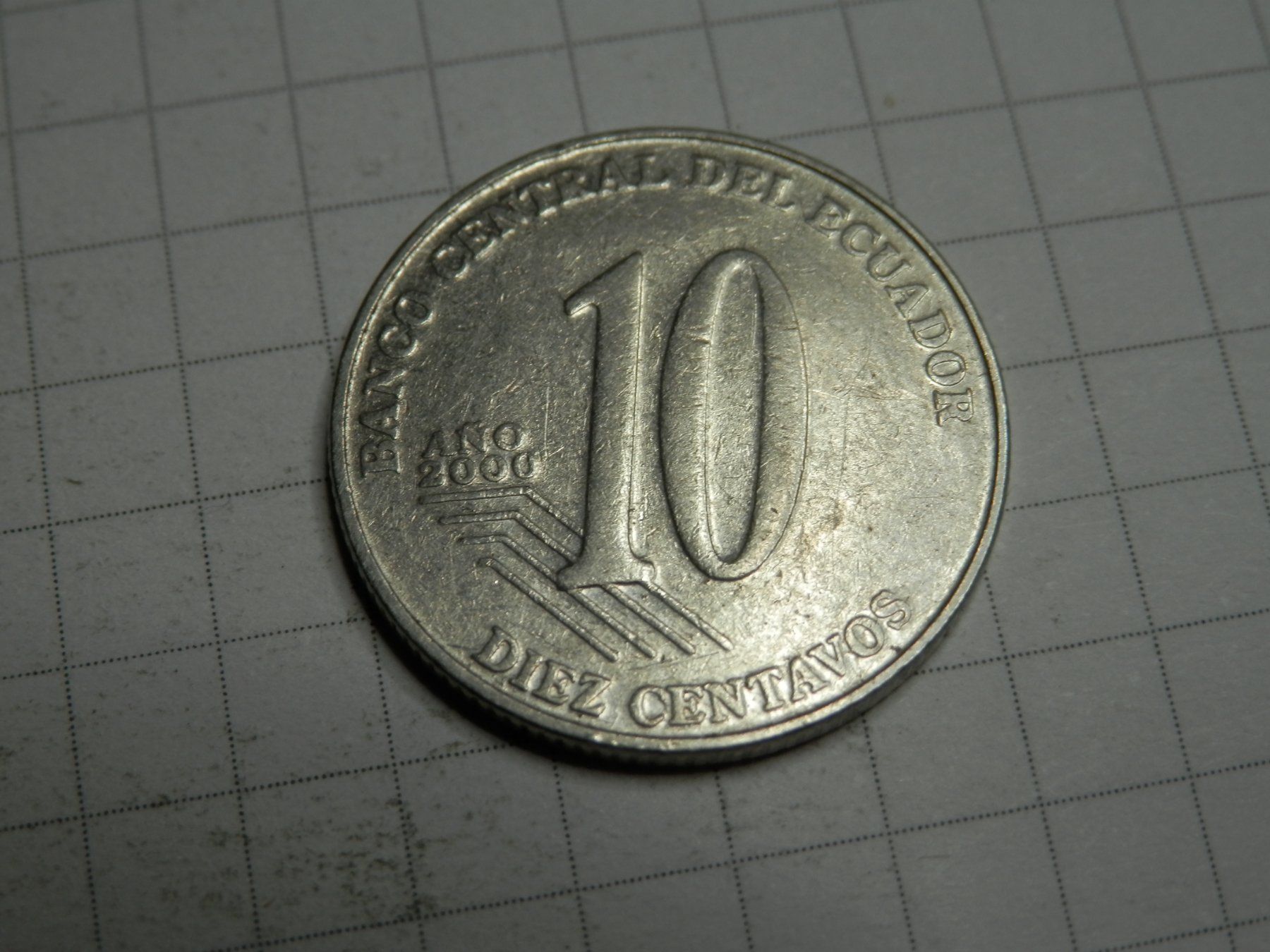 Tutti le monete: Ecuador  10 Centavos, 2000 – Usato da Weiach venduto da weiach81 1