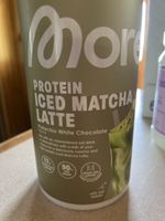 More protein iced matcha latte