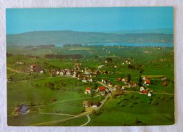 AK SCHÖNENBERG ZH, Dorfansicht und Umgebung, Flugaufnahme
