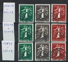 Expo 228yR-238yR timbres oblitérés