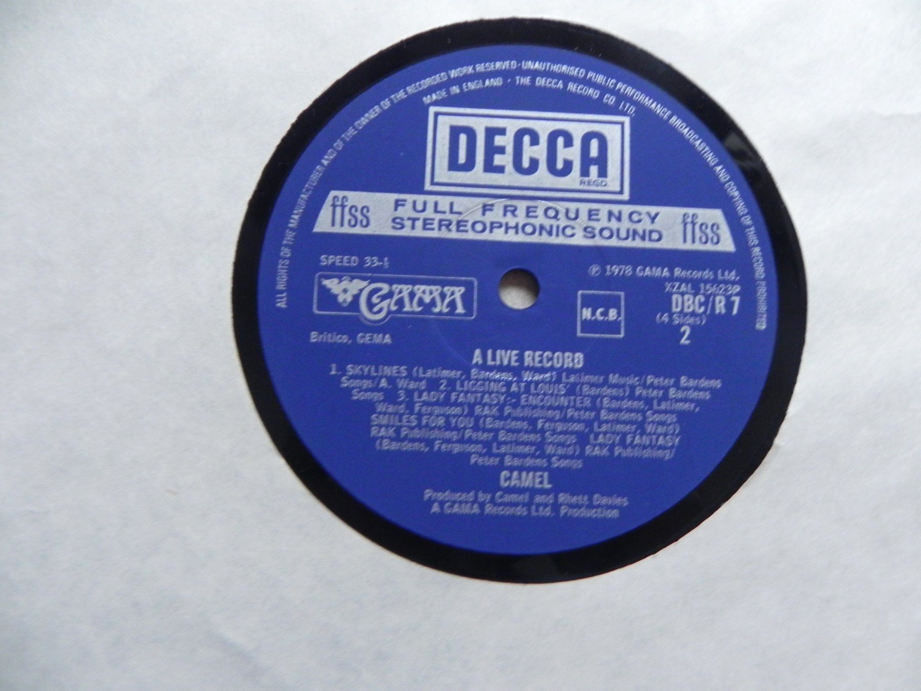 Dischi in vinile: Doppel LP brit. progressiv Rock Band Camel 1978 A Live Rec. – Usato da Siebnen venduto da krimsie 5