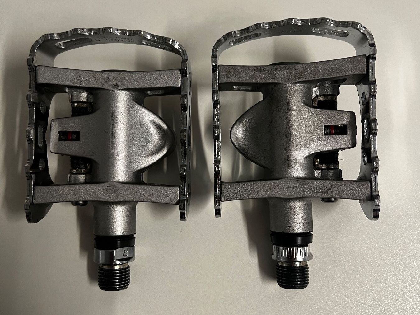 Shimano Pezzi di ricambio: Velopedale Shimano PD-M321 Kombi - Click, Flat – Usato da Davos Platz venduto da paupet