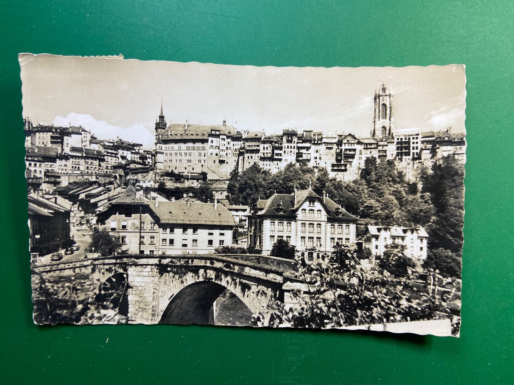 Cartoline postali: Fribourg - Pont St-Jean – Usato da Steg VS venduto da _vinci_