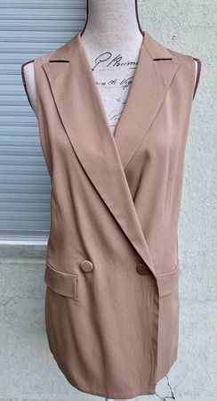 Magnifique gilet CARLA G. 31%viscose crêpe t.36