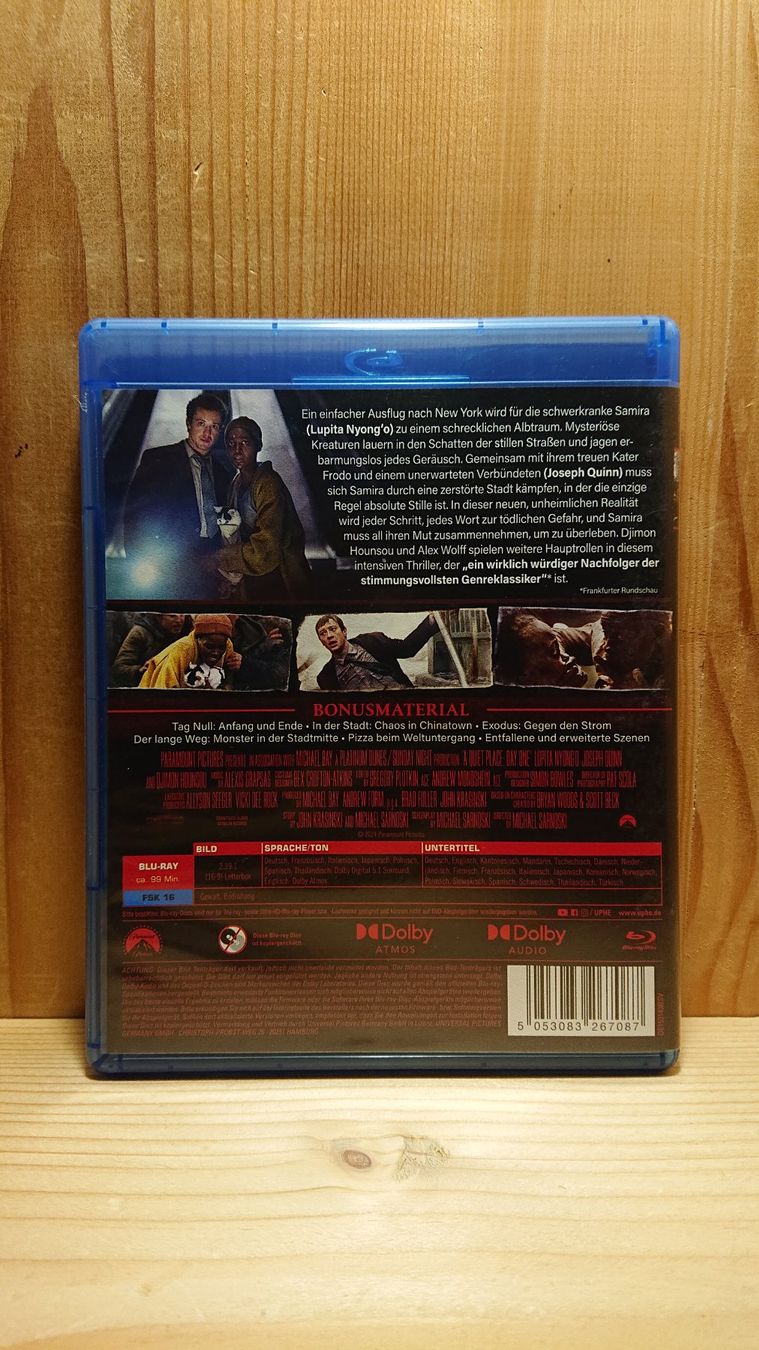 Tutti i DVDs: A QUIET PLACE Tag Eins Blu-Ray – Usato da Wilderswil venduto da Exebub 1