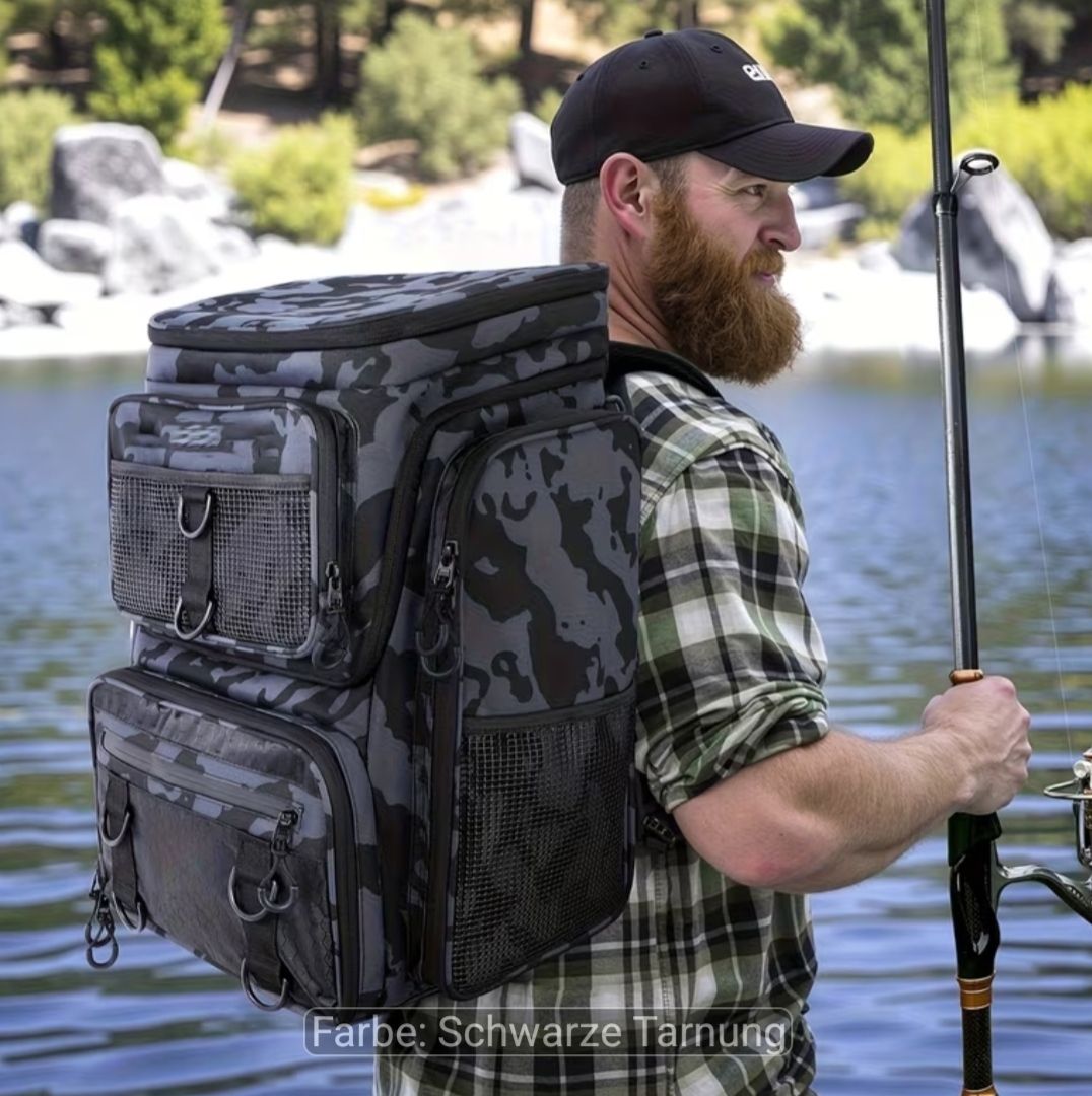 Canne da pesca: angeln rucksack mit 4 boxen  – Nuovo (secondo la descrizione) da Schöftland venduto da magicX01 4