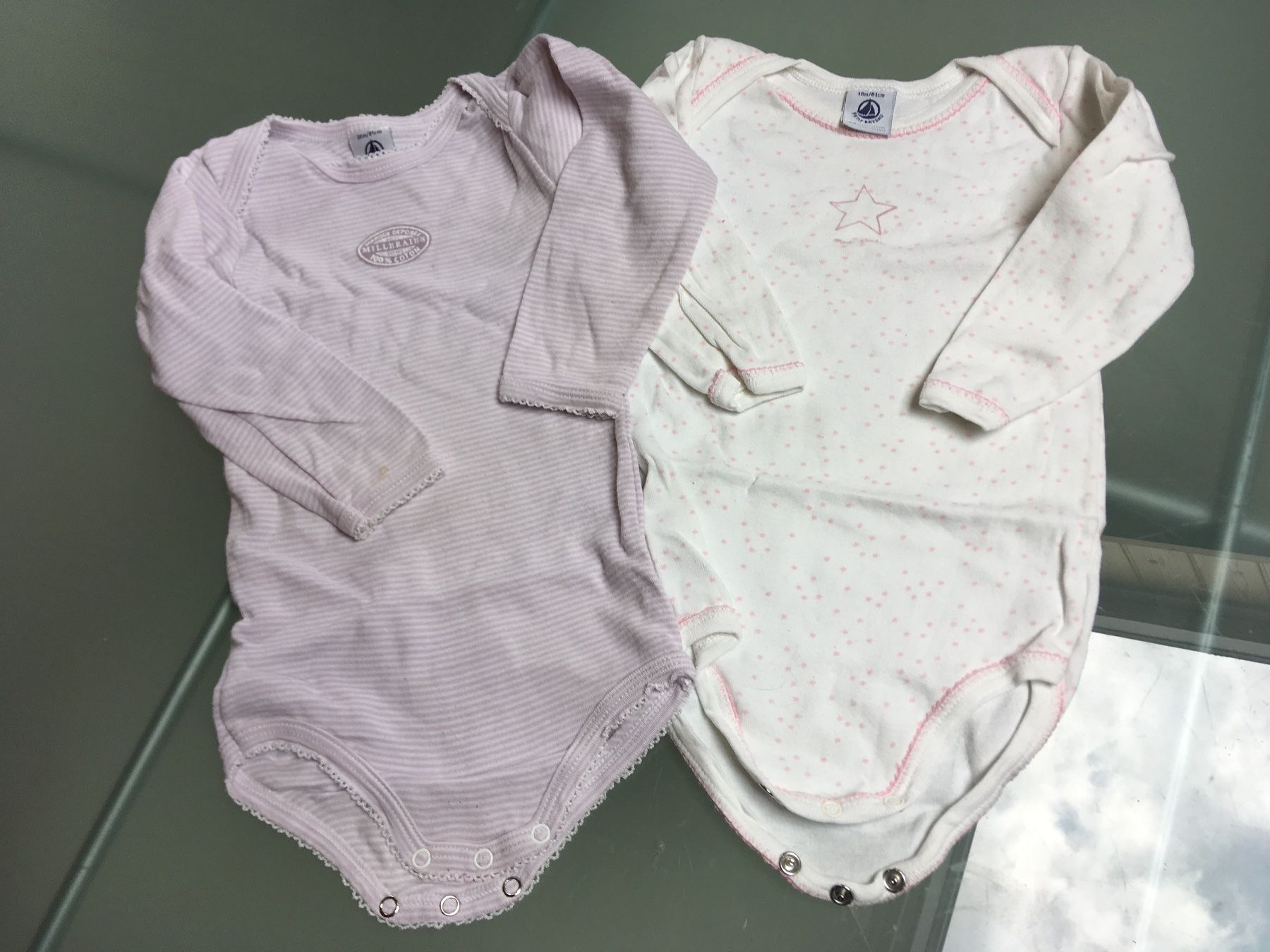 Petit Bateau Unterwäsche: Langarm Bodys Petit bateau 81 – Gebraucht aus Fischbach LU von stephie2009