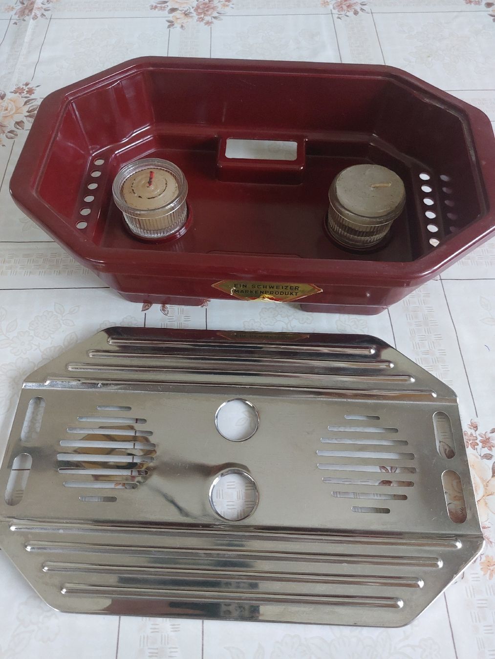 Elettrodomestici da cucina: Rechaud mit Kerzen 30cm lang – Usato da Landquart venduto da Cedes 2