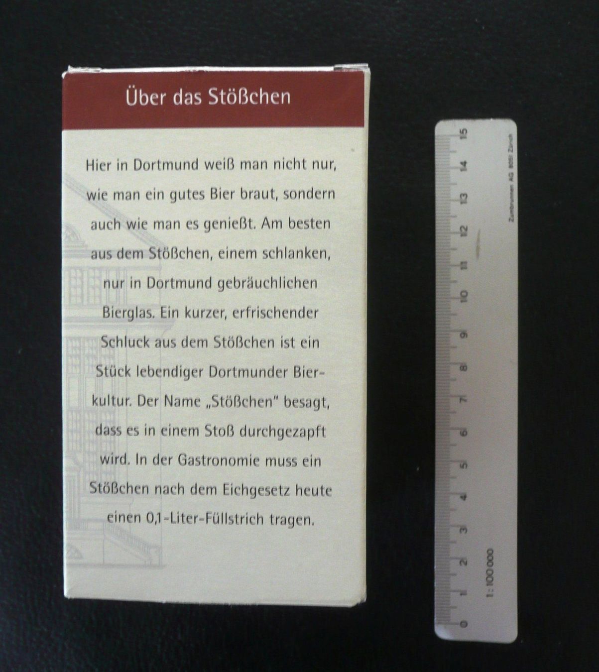 Bicchieri: Dortmunder Bier-STÖSSCHEN / Glas – Nuovo e nell'imballaggio originale da Zürich venduto da zuerich00 3