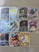 Pokemon Sammelkarten 11 x Full Art & Illustration Rare