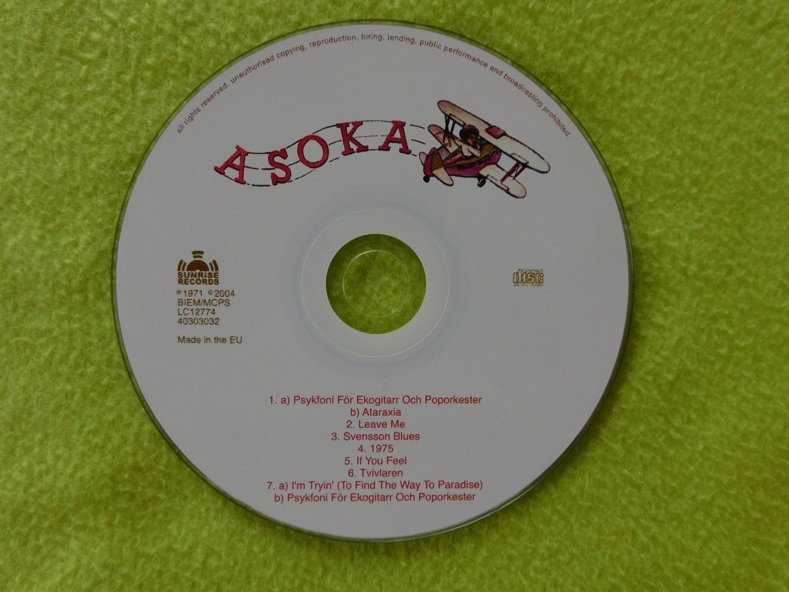 CD: Asoka - Asoka – Usato da Emmenbrücke venduto da keep-vinyl-alive 3