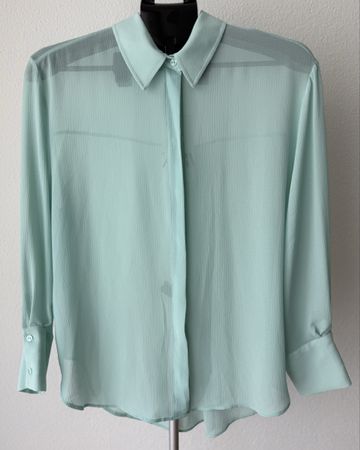 ZARA Leichte Sommerbluse Mintgrün Grösse M *NEU*