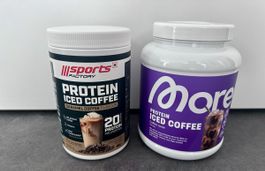 Protein Iced Coffee More Coffee Lover und Caramel Coffee