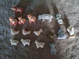 16 ganz kleine süsse Tierli fürs Puppenhaus