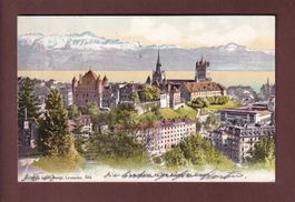 LAUSANNE - Château et Cathédrale - 1907
