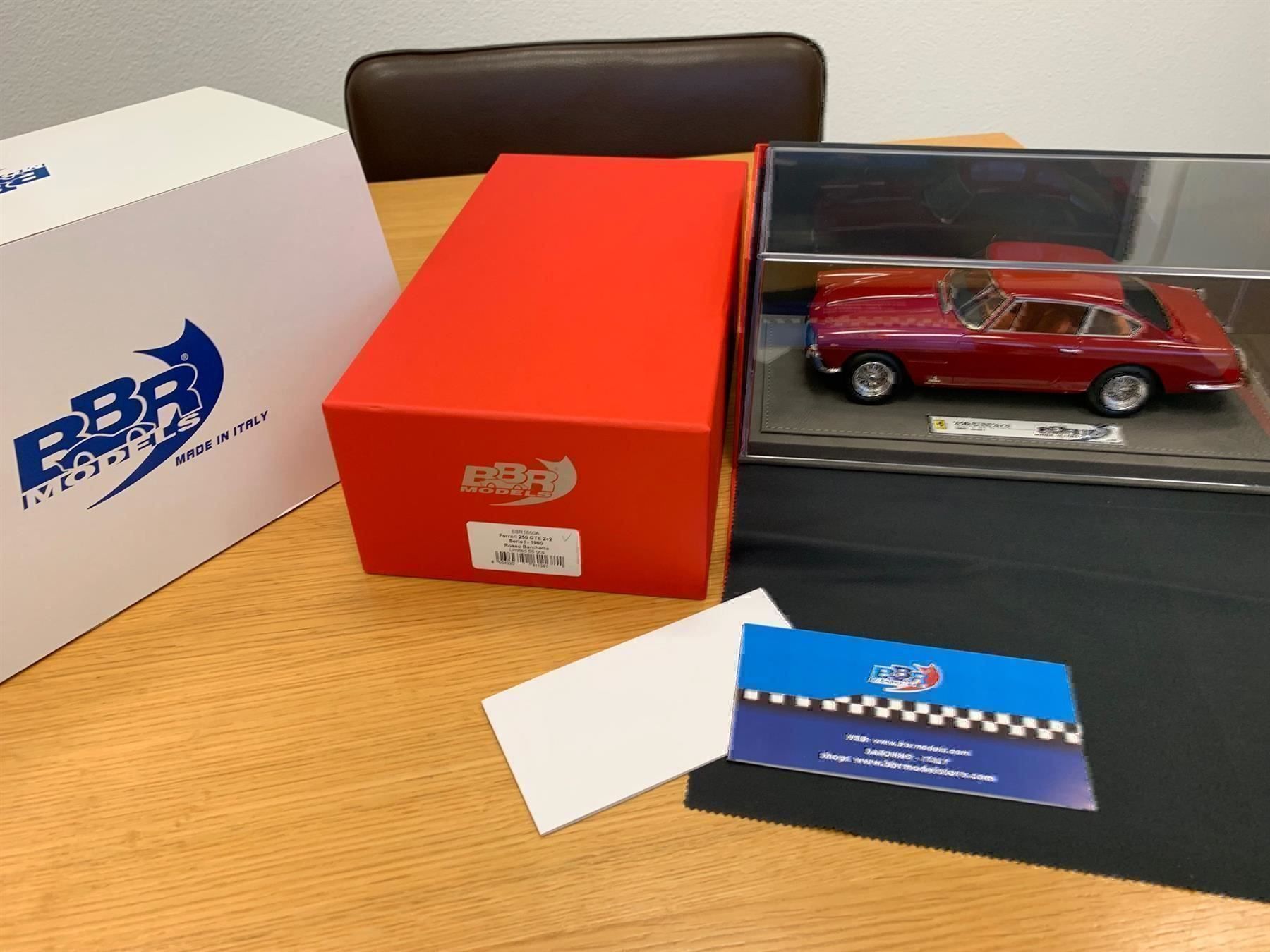 Modellautos: Ferrari  250 GTE 2+2 dunkel rot – Neu und originalverpackt aus Stein AR von Krabbe2 7