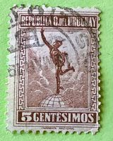 BRIEFMARKEN AUS  Uruguay Merkur GESTEMPELT  