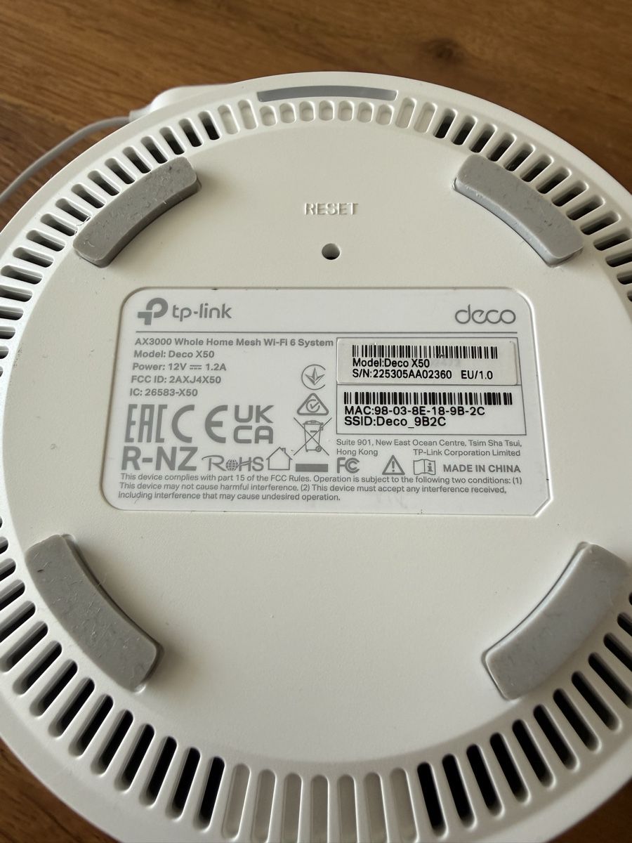 TP-Link Modem & Router: Mesh WLAN System TP-Link Deco X50 – Nuovo (secondo la descrizione) da Gelfingen venduto da patango 1