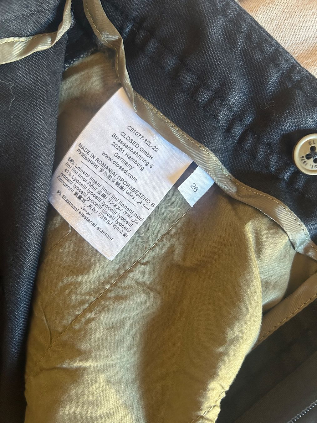 Closed Pantalons: CLOSED Arlo Hose - Gr. W26 – D'occasion à Illnau par Monkky 2