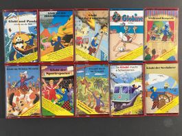 10x Globi Hörspiel Kassetten Dialekt Märchen Kinderkassetten