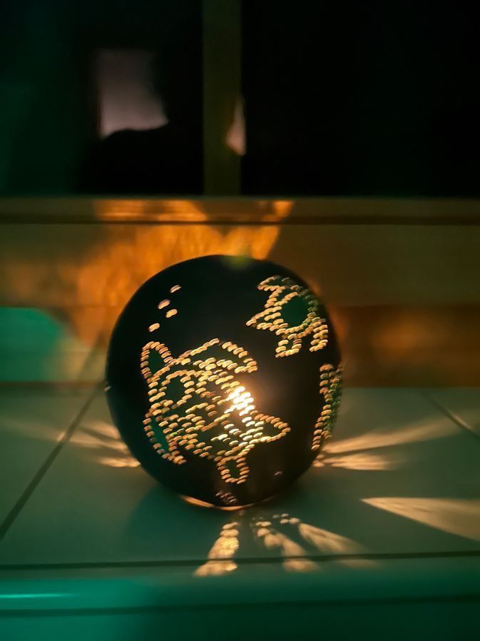 Lampade: Kalebassen Lampe, Handarbeit, – Nuovo (secondo la descrizione) da Beatenberg venduto da buy2you 4
