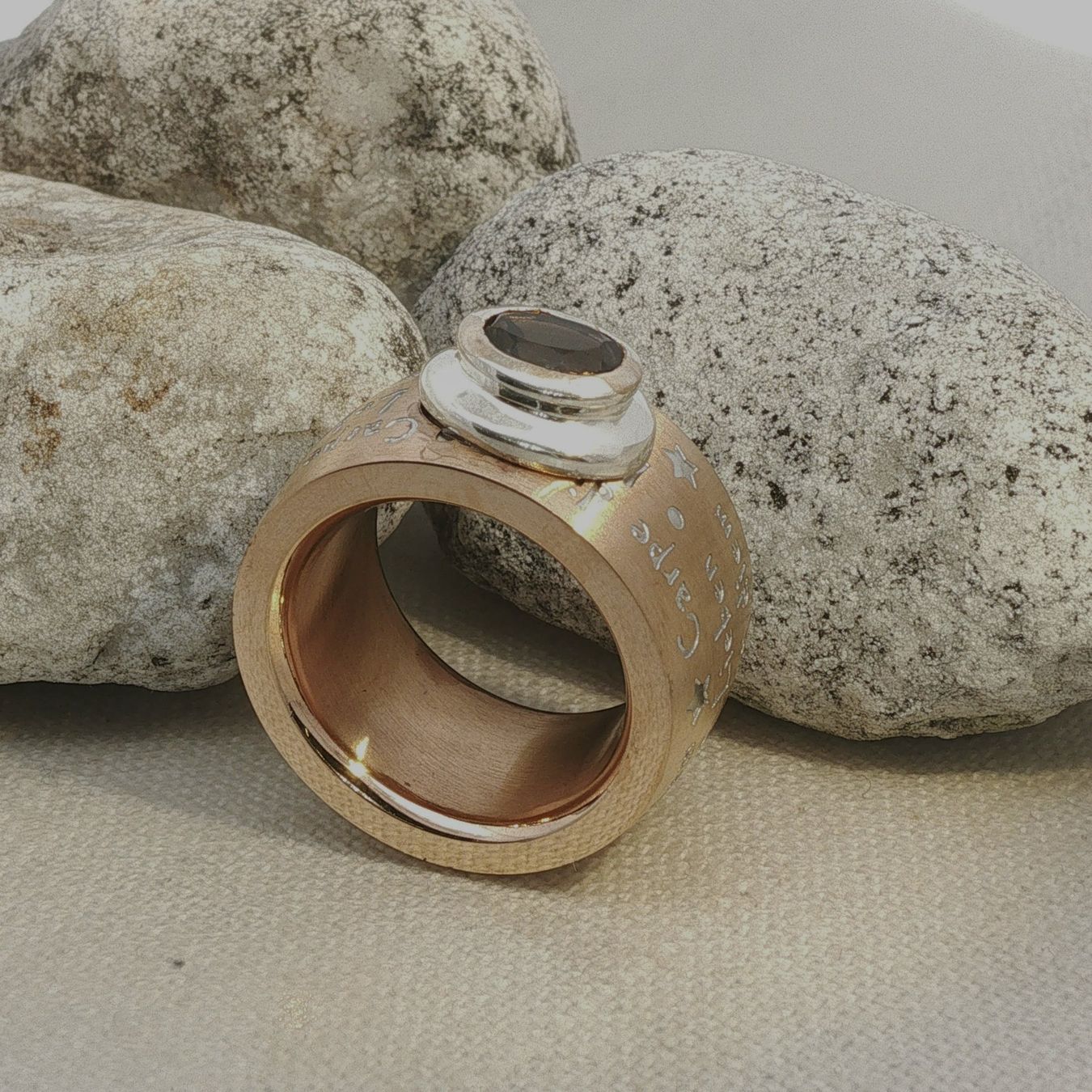 Olga Ribler Anelli: Edelstahl Statement Ring Ringgrösse 57 – Nuovo (secondo la descrizione) da Luzern venduto da Schmuckoutlet 2