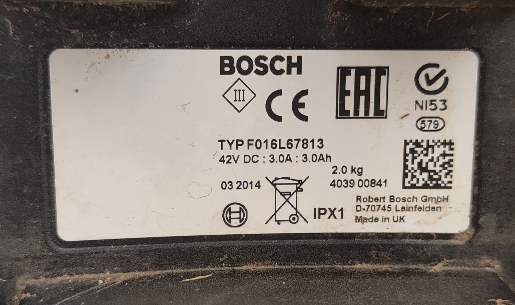 Bosch Rasenmäher: base di ricarica per Bosch Indego – Gebraucht aus Massagno von Massimo037 2
