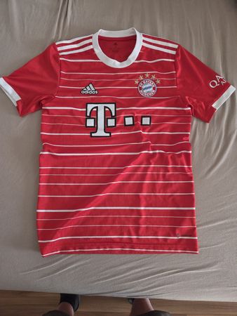 Maillot Bayern Munich Adidas Rouge et Blanc - Taille S