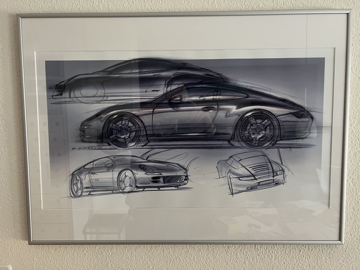 Foto & Immagini: Porsche-Portraits - professionell gerahmt – Nuovo (secondo la descrizione) da Malix venduto da second_sale 2