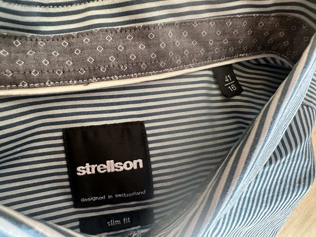 Strellson Lotti di vestiti: 3x Hemd Strellson Slim Fit Grösse 41 – Usato da Birmensdorf ZH venduto da die_cobra_007 4