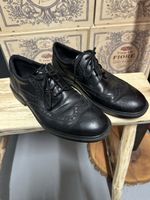 Schwarze Ecco Herren Lederschuhe, Gr. 41