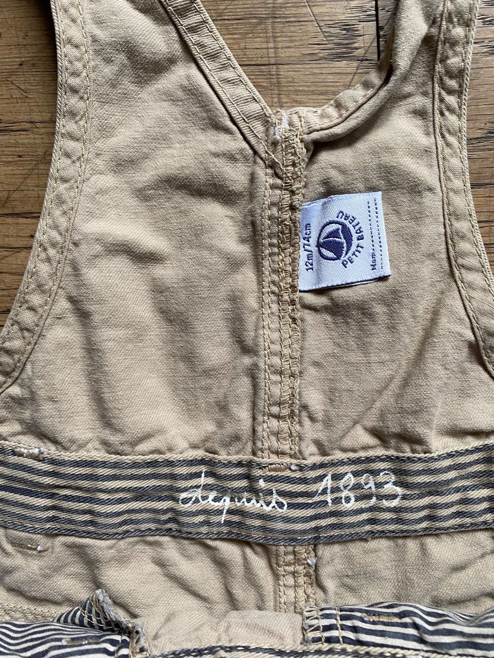 Pagliaccetti: Salopette Petit bateau 12 mois – Usato da Hermance venduto da joe_td6n 2